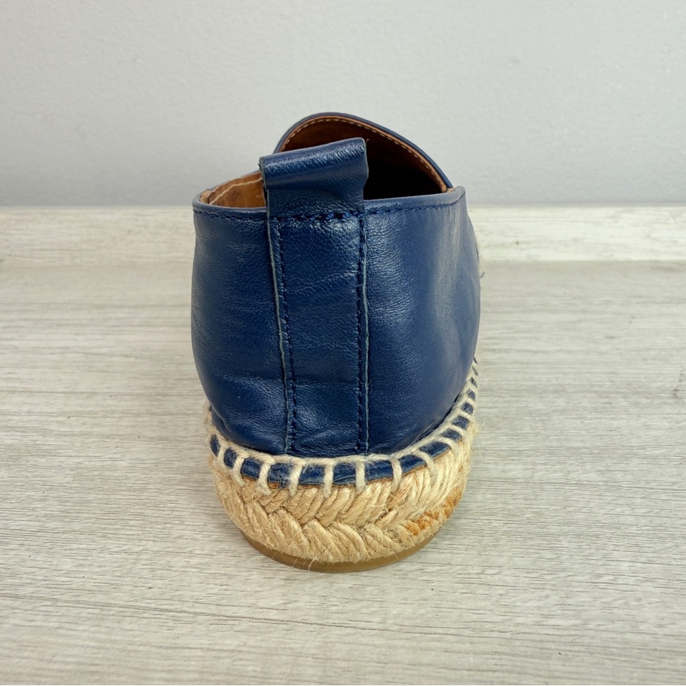Like New! Patricia Green Lynn blue leather espadrilles size 6 - Picture 7 of 13